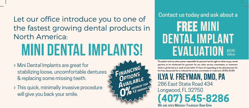 Mini Dental Implants in Longwood, FL